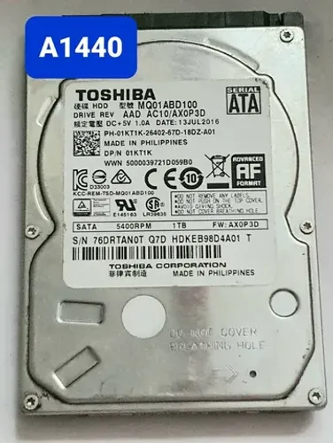 Placa Logica 1 Tb Mq01abd100 - Ax0p3d - Cod. A1440