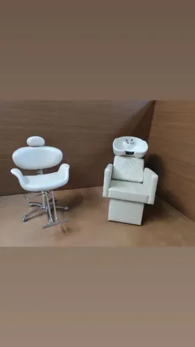 Lavatório e cadeira hidráulica conjunto
