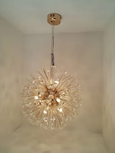Pendente 9xG9 Dourado brilho astraled + lâmpada led G9