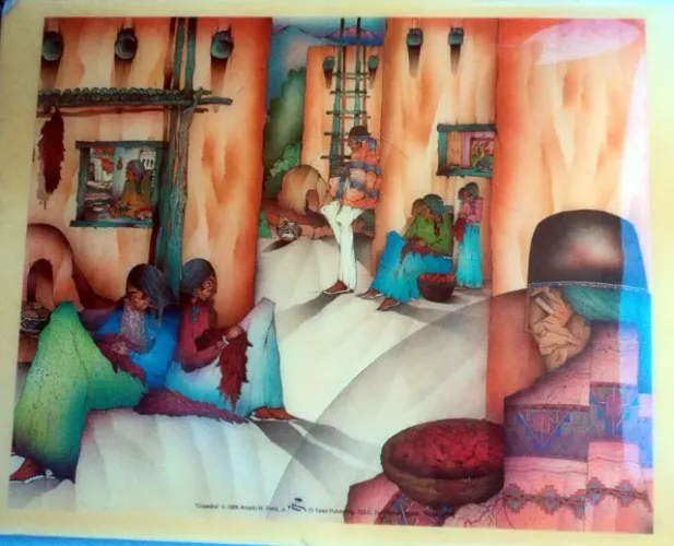 "Crystal Tile"- Projetos do Sudoeste- Amado Peña 1986-(Item p Colecionadores ou Decoração)