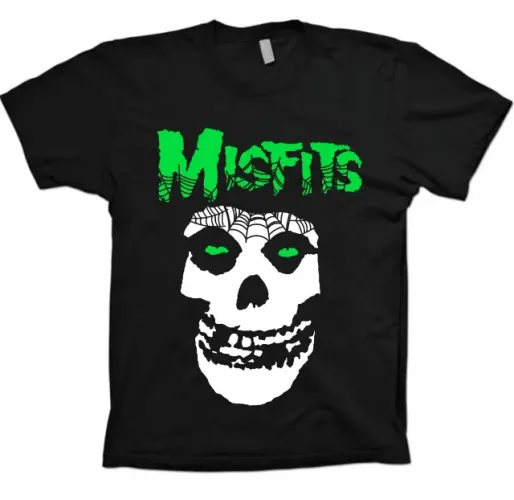 Camisetas Bandas Rock - Misfits The Crimson Ghost - 100% Algodão