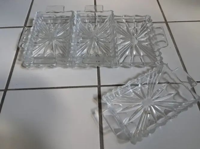 Petisqueira de cristal