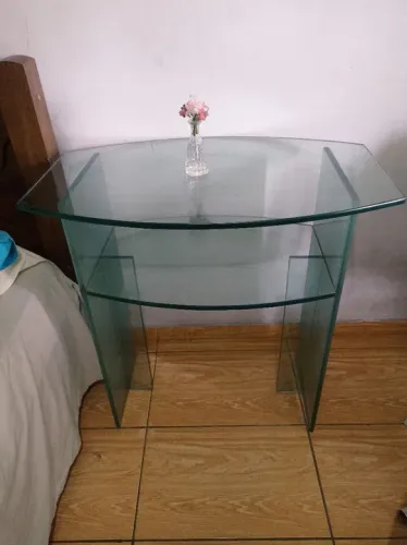 Mesa aparador vidro 20mm