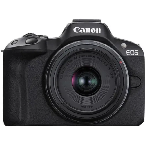 Câmera Digital Canon EOS R50 24.2MP 3.0" Lente RF-S 18-45mm IS Stm - Nova