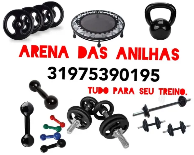 Pesos para treino em casa ou academia 