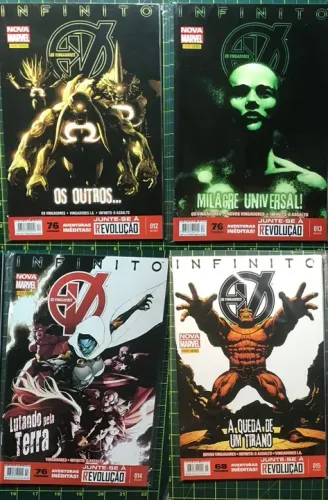 Os Vingadores Nova Marvel - Edições 12 a 16, 18 e 19 Panini