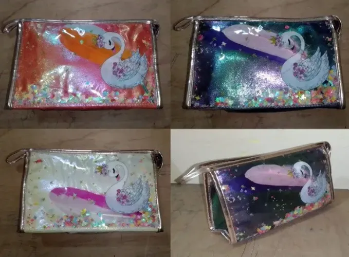 Nécessaire Pena de Ganso Luxo colorida