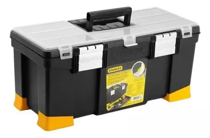 Caixa De Ferramentas Stanley 22-080 De Plástico 254mm X 558.8mm X 254mm