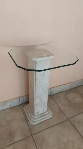Tampo de vidro para mesa (NÃO ACOMPANHA BASE)