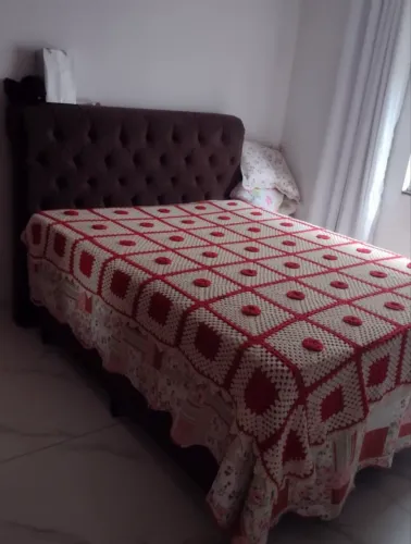 Colcha de crochê Casal