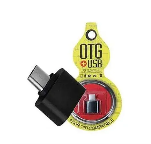Adaptador Otg Micro Usb V8 x Usb Fêmea 
