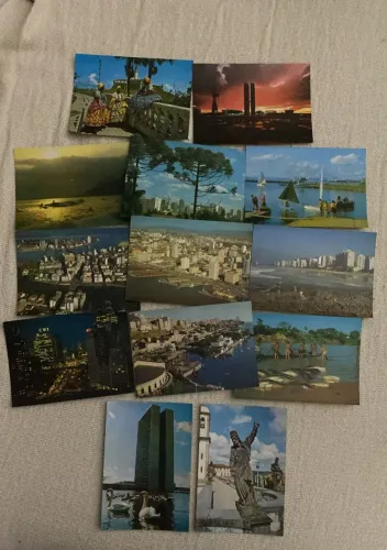 Postais VARIG (13 Unidades) Cidades do Brasil