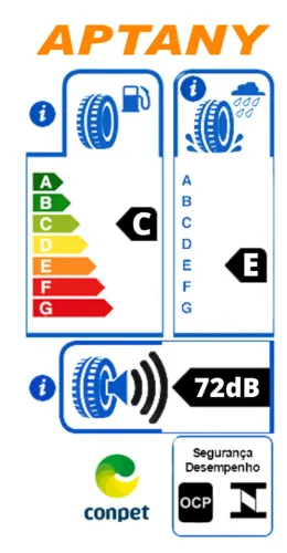 Pneus 235/50rZR18 97W Aptany de alta performance