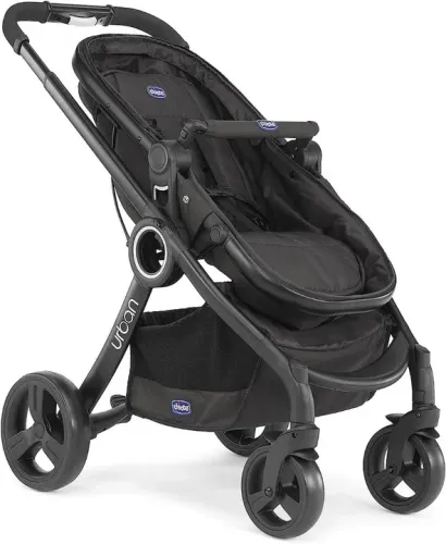Carrinho urban plus black, Chicco, Black