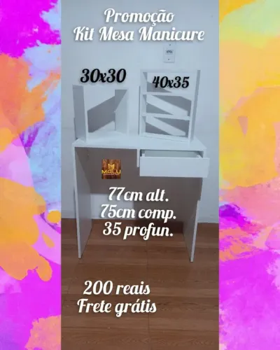 Mesa de Manicure - Promoção!
