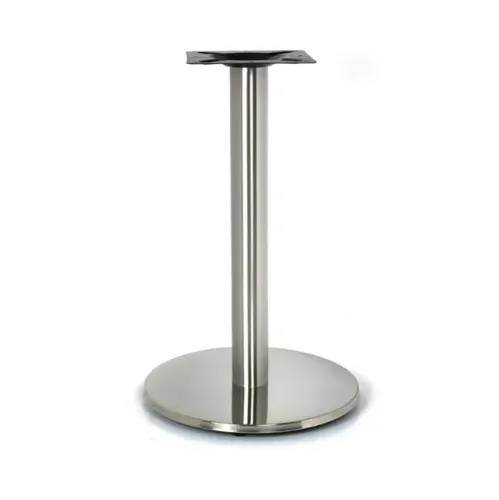 Base Pé Central para Mesa Inox/Cromada (Até 70cm) produto de mostruário