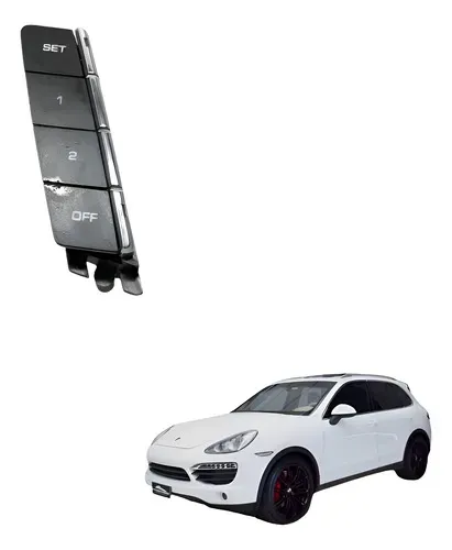 Botão Banco Dianteiro Direito Porsche Cayenne 2013 Preto