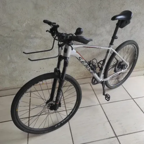 Bagageiro Extra Cargo Para Guidão Bike Suporte Grande Rack