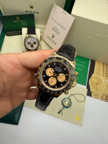 Relógio Rolex Daytona Couro