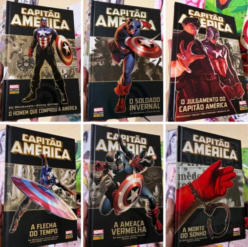 Capitão América deluxe 6 volumes