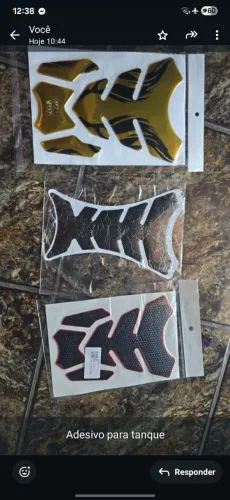 Adesivo protetor para tanque de motos