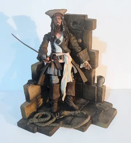 Action Figure Jack Sparrow - Piratas do Caribe - Exclusivo dos Parques da Disney
