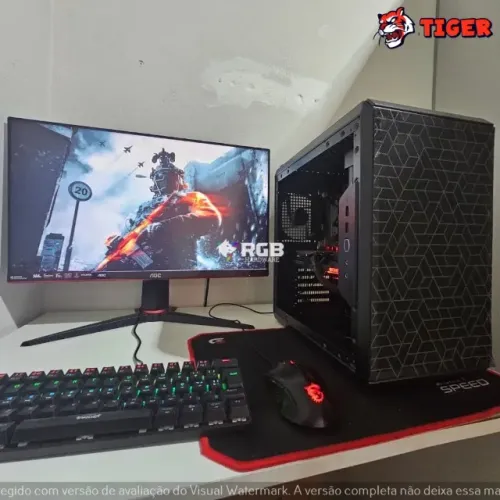 Pc Gamer Novo Completo- Core i7 8700 + RTX 3060 Ti 8GB + RAM 16GB + SSD M.2 NVMe 512GB