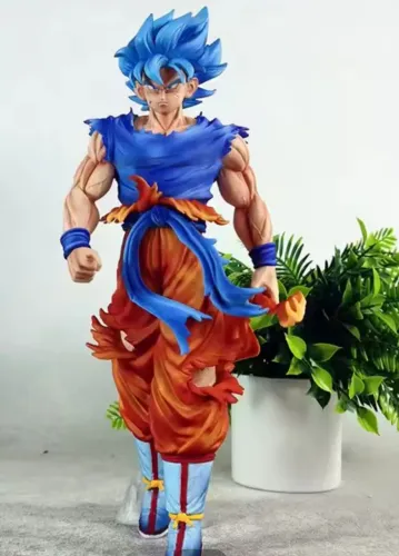 30cm Boneco Goku super Sayajin Blue Dragon ball TAG vegeta cavaleiros do zodíaco Naruto