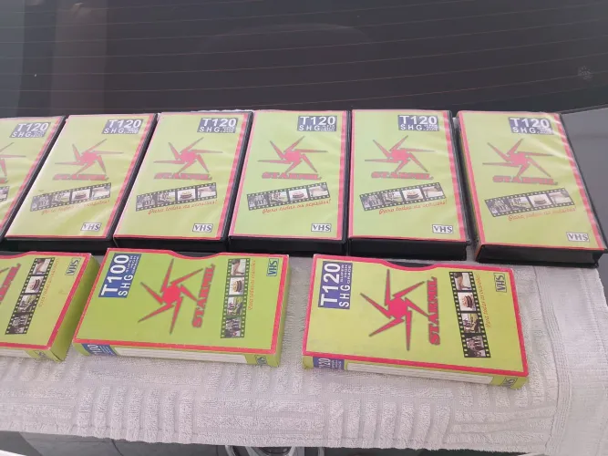 Fitas VHS seminovas