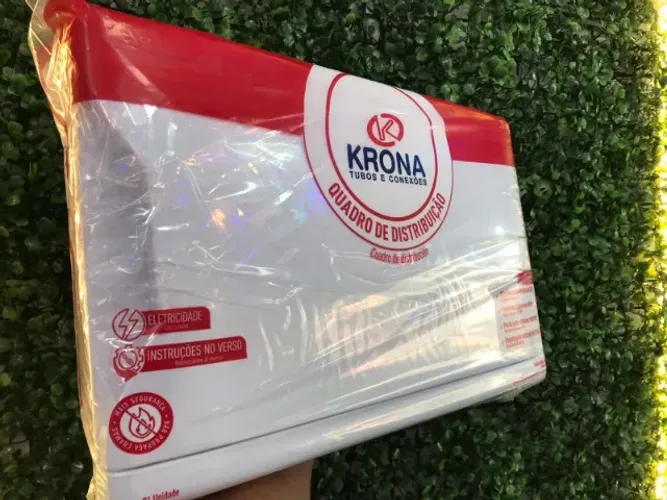 Quadro Distribuição Embutir 9/12 Disjuntores Pvc Krona