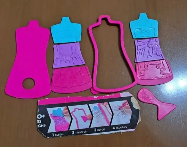 IMPERDÍVEL! Acessório Barbie Fashion para pintura