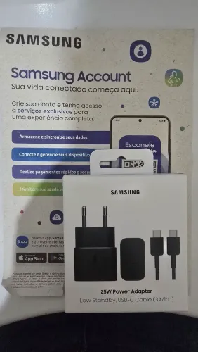CARREGADOR ORIGINAL SAMSUNG (TIPO C COM CABO)