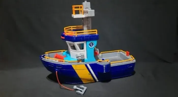 BARCO FISCHER PRICE 45 CM DE COMPRIMENTO FUNCIONANDO TUDO