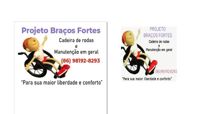 Temos e produzimos Cadeira de Rodas e banho adulto e infantil 