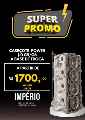 Cabeçote Power 1.0 G5/G6