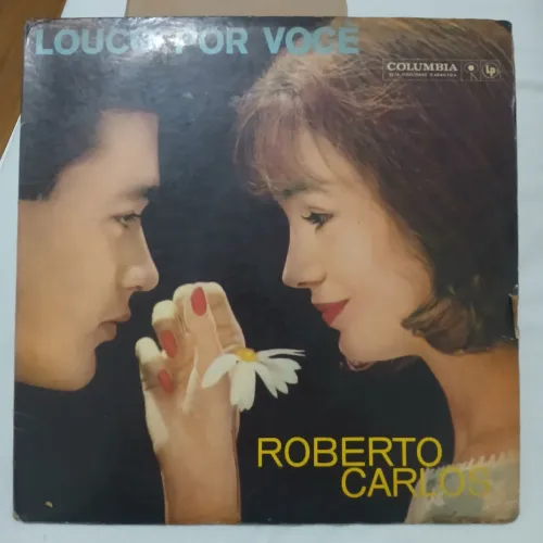 Lp vinil Roberto Carlos Louco por você