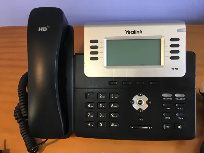 Telefone IP voip Yealink t27g para 6 linhas