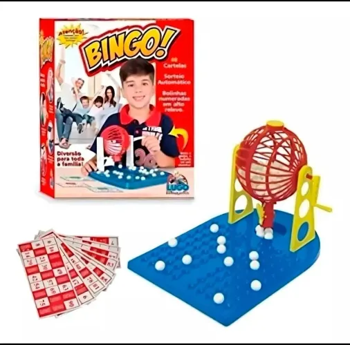 Bingo - Jogo de Mesa Completo com 48 cartelas-novo