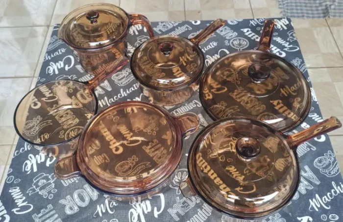 Panelas de vidro 