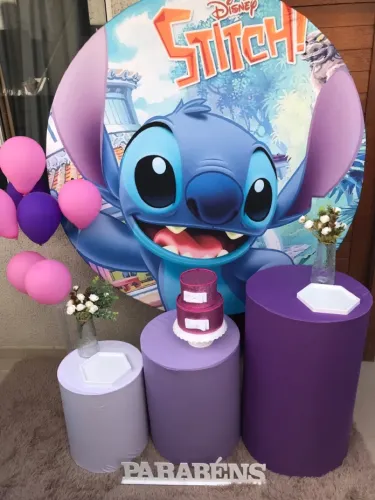 Alugo Decoração de Festa Pegue e Monte Stich 