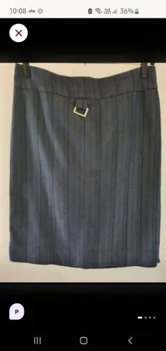 Saia lapis Azul madame ms