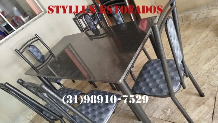 Conjunto de 6 cadeiras nova