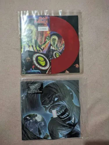 Iron Maiden: Singles RAROS - 250,00 CADA