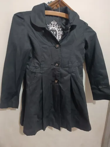 Lotinho tamanho 6 Casaco Infantil Preto Elegante