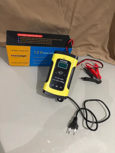 Carregador Inteligente Bateria 12v versão 5.0 Anhtczux na caixa