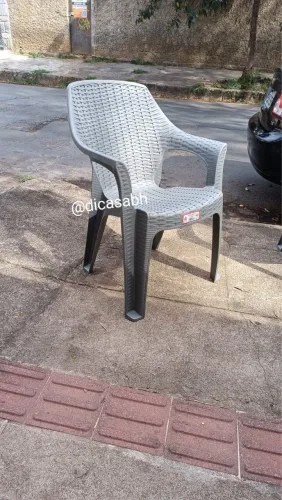 Cadeira rattan plástico pronta entrega