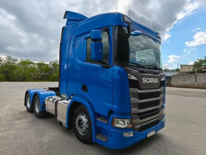 SCANIA R 450 6X2, ANO 2021/2021 COMPLETO COM FREIO RETARDER