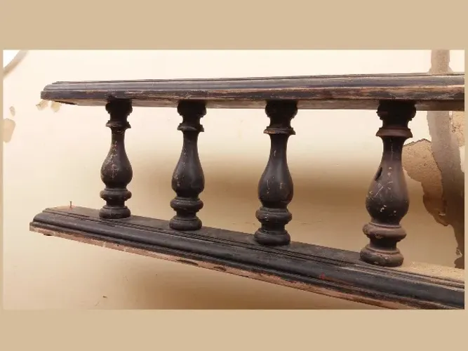 Balaustre Madeira Maciça para Decoração