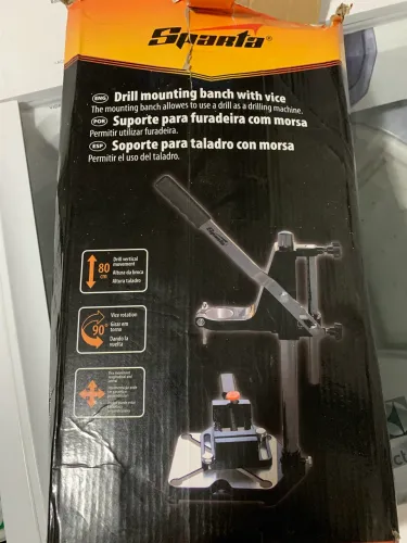 Suporte para furadeira com morsa
