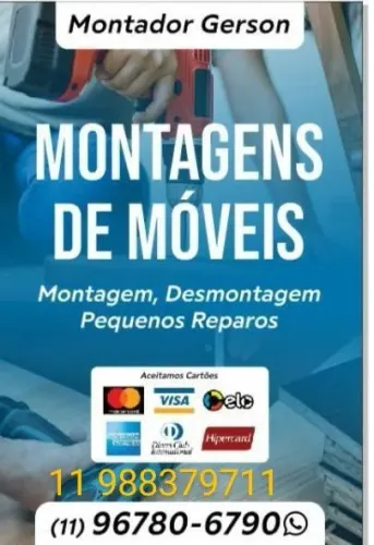 @Gerson Montagem de móveis profissional #